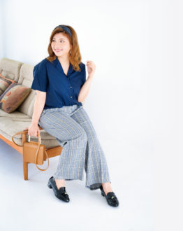 チェックパンツとの相性は保証済！