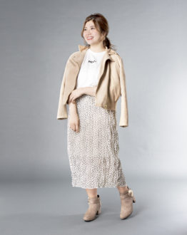 #ラテコーデ にはファーバックルで高見え♥